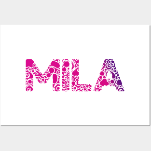 MILA NAME Posters and Art